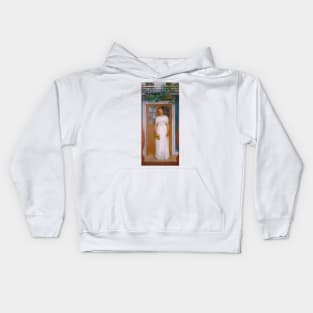 Age of Seventeen by Carl Larsson Kids Hoodie